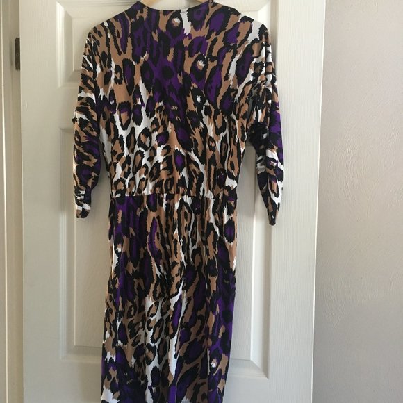 Leopard Print with Purple Dress - Picture 4 of 4